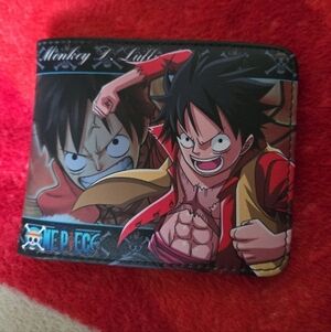 New One Piece Anime Manga Leather Wallet